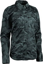 Load image into Gallery viewer, Speed and Strength Speed Society Armored Moto Shirt Camouflage Womens - Small