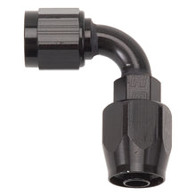 Load image into Gallery viewer, Russell Performance -4 AN Black 90 Degree Full Flow Hose End