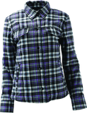 River Road Cameo Flannel Moto Shirt Womens - Medium