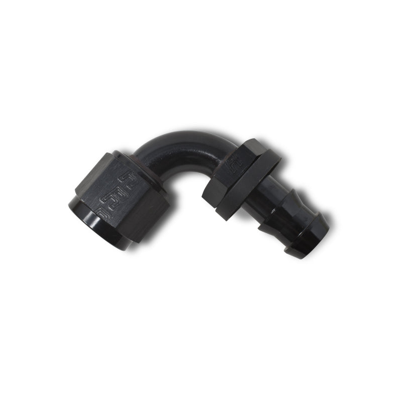 Russell Performance -6 AN Twist-Lok 90 Degree Hose End (Black)