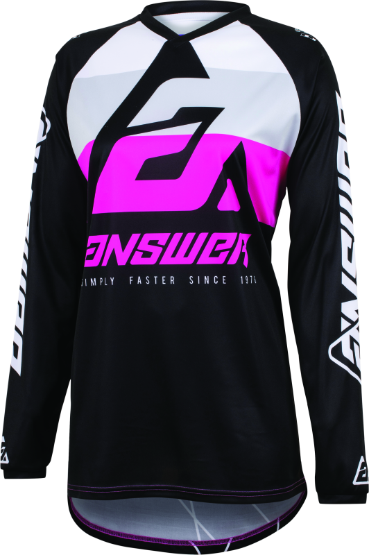 Answer 23 Syncron CC Jersey Black/White/Rhodamine Youth - XL