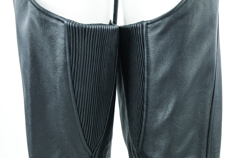 River Road Sierra Leather Chaps Black Womens - Small