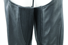 Load image into Gallery viewer, River Road Sierra Leather Chaps Black Womens - Small