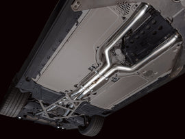 AWE Tuning BMW G90/G99 M5 Track Edition Cat-Back Exhaust - Chrome Silver Tips