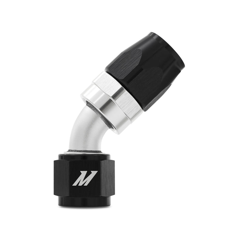 Mishimoto Aluminum -6AN 45 Degree Fitting - Black