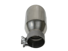 Load image into Gallery viewer, aFe MACH Force-Xp Univ 304 SS Double-Wall Clamp-On Exhaust Tip - Polished - 3in Inlet - 4.5in Outlet