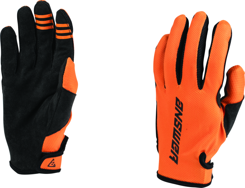 Answer 23 Ascent Glove Orange/Black - Medium