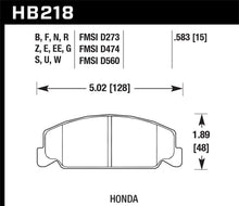 Load image into Gallery viewer, Hawk 1985 Honda Accord 1.8L Base Organic Brakes Front ER-1 Brake Pads