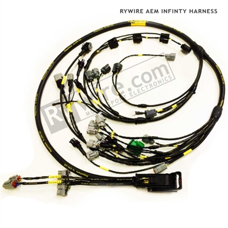 Rywire Honda K-Series AEM Infinity MS Eng Harn w/K20 Coils/02-04 Speed Sensor/EV14 Inj (Adapter Req)