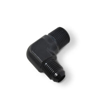 Load image into Gallery viewer, Russell Performance -6 AN to 3/8in NPT 90 Degree Flare to Pipe Adapter (Black)