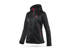 Akrapovic Womens Corpo Softshell Jacket Black - S