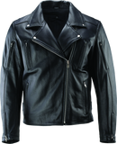 River Road Ironclad Classic Leather Jacket Black - Small