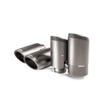 Akrapovic 2018+ Porsche Cayenne V6 (536) Tail Pipe Set (Titanium)