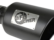 Load image into Gallery viewer, aFe Power MACH Force-Xp 409 Stainless Steel Clamp-on Exhaust Tip Black