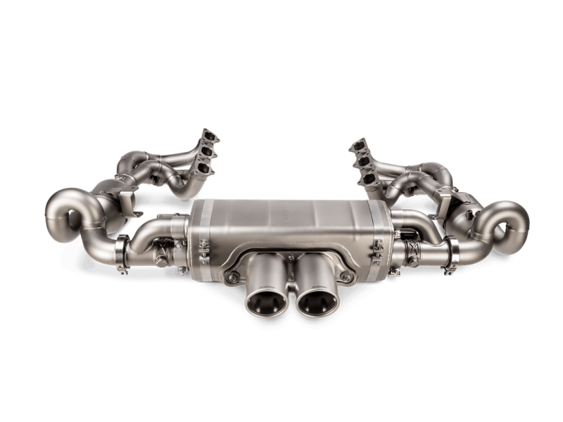 Akrapovic 21-22 Porsche 911 GT3/GT3 RS (992) Slip-On Race Line (Titanium) w/Titanium Tips