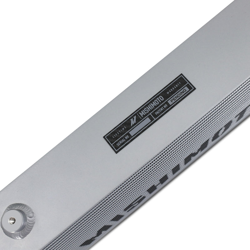 Mishimoto Universal Carbon Fiber Intercooler - Gloss Tanks - 600mm Silver Core - C-Flow - C V-Band