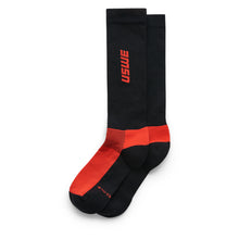 Load image into Gallery viewer, USWE Rapp Moto Sock Flame Red - Size 40/42