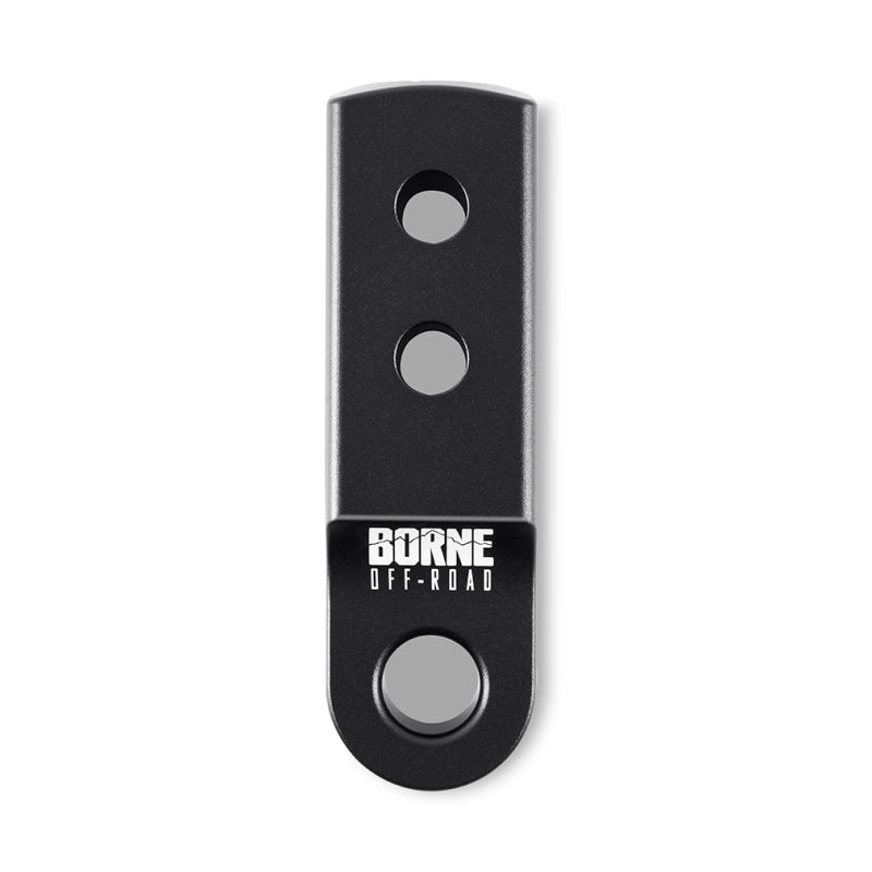 Borne Off-Road CNC Hitch Receiver Shackle 2in Black