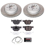 Power Stop 13-15 BMW X1 Rear Semi-Coated Rotor Kit