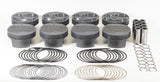 Mahle MS Piston Set SBF 331ci 4.030in Bore 3.25in Stroke 5.4in Rod .927 Pin 7cc 11.3 CR Set of 8