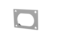 Load image into Gallery viewer, QTP Low Profile Weld-On QTEC Low Profile 4 Bolt Flange