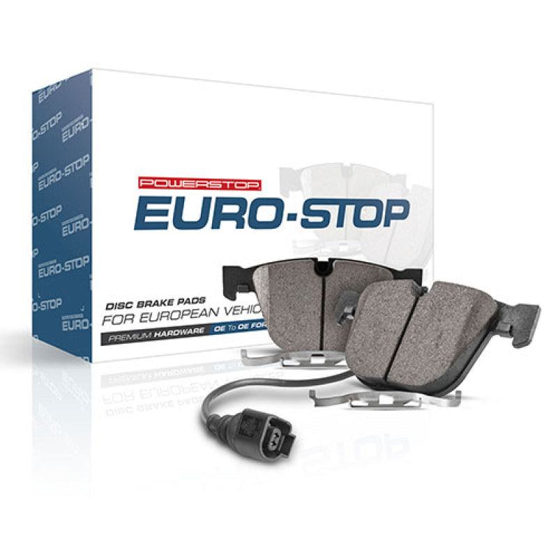 Power Stop 17-19 BMW 430i xDrive Gran Coupe Euro-Stop ECE-R90 Rear Brake Pads