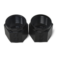 Load image into Gallery viewer, Russell Performance -6 AN Tube Nuts 3/8in dia. (Black) (2 pcs.)