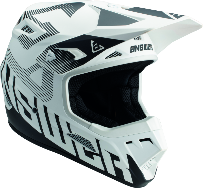 Answer AR1 V2 Bold Helmet White/Black - XS