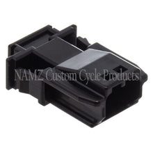 Load image into Gallery viewer, NAMZ JAE MX-1900 2-Position Male Black Pin Housing (HD 72905-11)