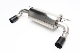 Dinan 14-16 BMW 435i (F33/F36) Free Flow Axleback Exhaust System - Black Tips