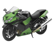 Load image into Gallery viewer, New Ray Toys Kawasaki ZX-14 Street Bike (Green) Scale/ - 1:12