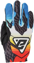 Load image into Gallery viewer, Answer 25 Aerlite Drip Gloves Black/White/Rainbow Youth - Small