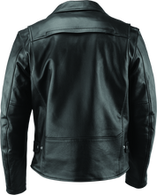 Load image into Gallery viewer, River Road Ironclad Classic Leather Jacket Black - Small