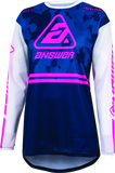 Answer 23 Arkon Trials Jersey Blue/White/Magenta Youth - Medium