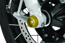 Load image into Gallery viewer, Kuryakyn Lodestar Axle Sliders Gold