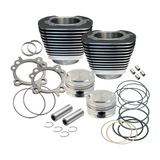 S&S Cycle 99-06 BT Replacement 3-7/8in Bore Cylinder & Piston Kit For S&S 95in Big Bore Kits- Wblack