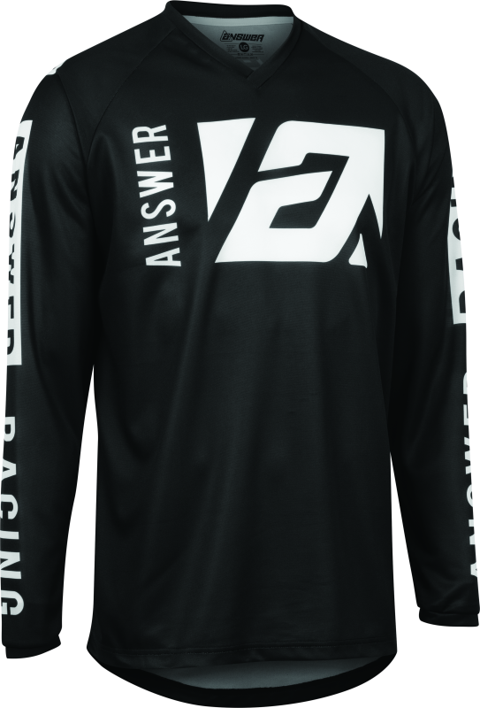 Answer Syncron Merge Jersey Black/White Youth - XL