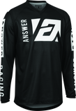 Answer Syncron Merge Jersey Black/White Youth - XL