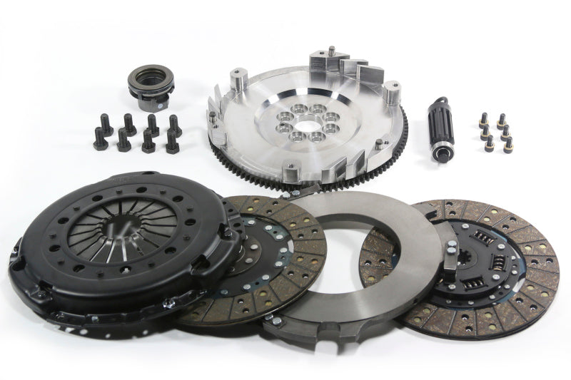 DKM Clutch BMW E34/E36/E39/E46/Z3 (6 Cyl) MS Twin Disc Clutch w/Steel Flywheel (660 ft/lbs Torque)