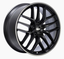 Load image into Gallery viewer, BBS CC-R 19x9.5 5x120 ET40 Satin Black Polished Rim Protector Wheel -82mm PFS/Clip Required