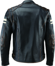 Load image into Gallery viewer, River Road Hoodlum Vintage Leather Jacket Black - Small