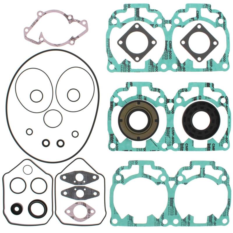 Vertex Pistons Complete Gasket Kt W/Oil Seals