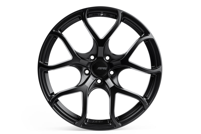 APR A01 Flow Formed - 19X8.5 - 5x112 - ET45 - Satin Black Wheel