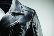 Load image into Gallery viewer, River Road Ironclad Classic Leather Jacket Black - Small