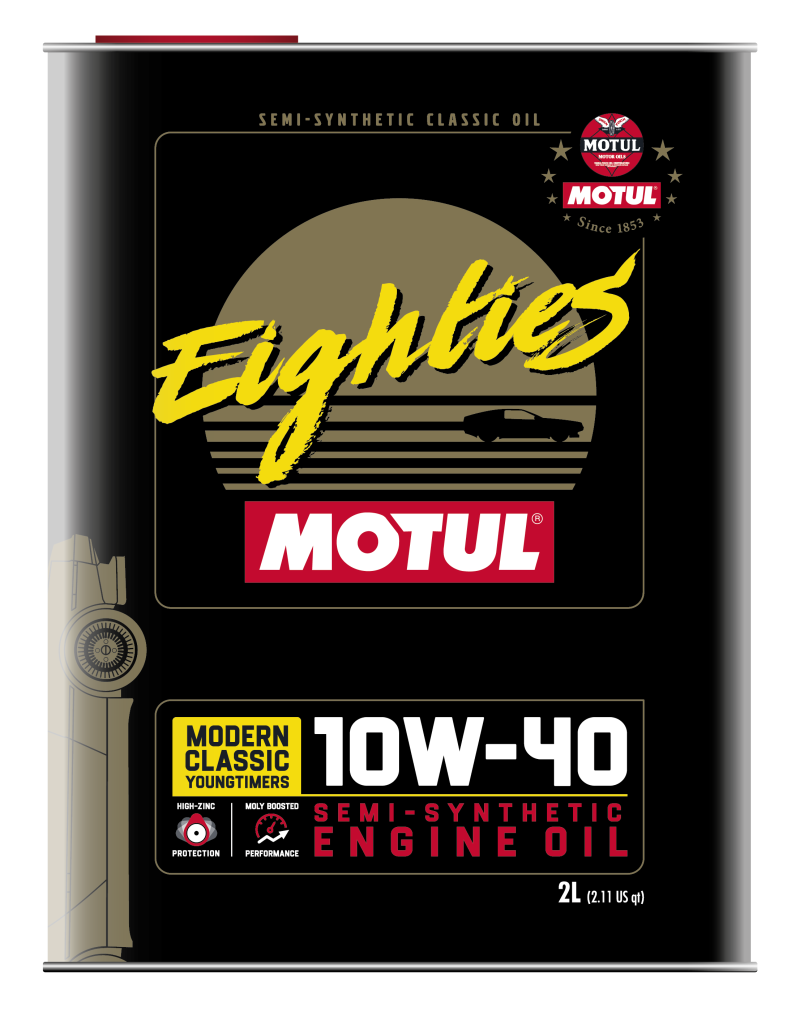 Motul 10W40 Classic Eighties Oil - 10x2L