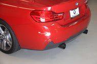 Dinan 14-16 BMW 435i (F33/F36) Free Flow Axleback Exhaust System - Black Tips