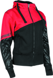 Speed and Strength Cat Outa Hell Hoody Red/Black Womens - Small