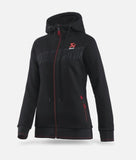 Akrapovic Womens Corpo Zip Hoodie Black - Small