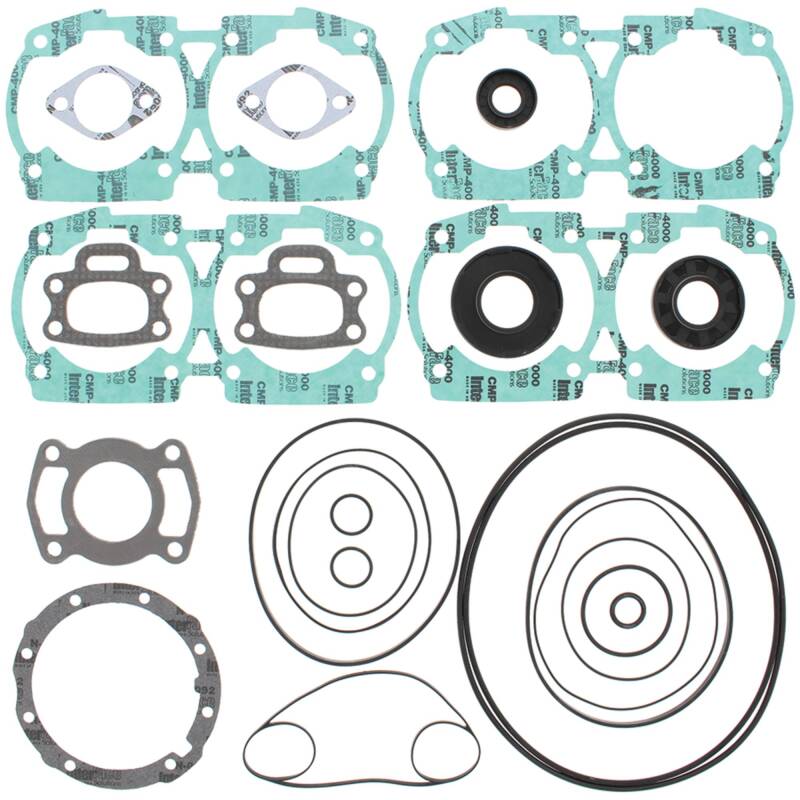 Vertex Pistons Complete Gasket Kt W/Oil Seals