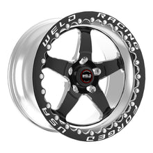 Load image into Gallery viewer, Weld S71 15x10.33 / 5x4.5 BP / 7.5in. BS Black Wheel (Medium Pad) - Black Single Beadlock MT